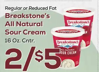 DeCicco & Sons Breakstone's All Natural Sour Cream offer