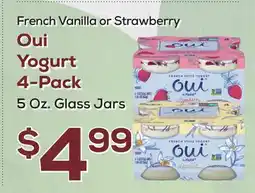 DeCicco & Sons Oui Yogurt 4-Pack offer