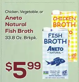 DeCicco & Sons Aneto Natural Fish Broth offer