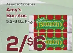 DeCicco & Sons Amy's Burritos offer