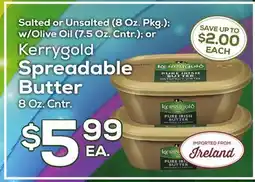 DeCicco & Sons Kerrygold Spreadable Butter, 8 Oz. Cntr offer