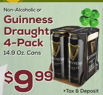 DeCicco & Sons Guinness Draught 4-Pack offer