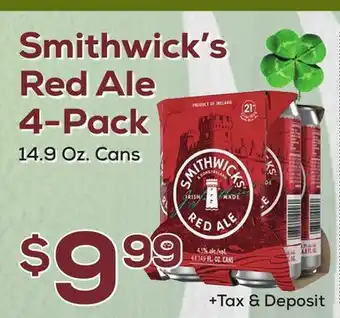 DeCicco & Sons Smithwick's Red Ale 4-Pack offer