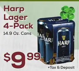 DeCicco & Sons Harp Lager 4-Pack offer