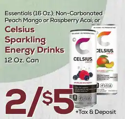 DeCicco & Sons Celsius Sparkling Energy Drinks 12 Oz. Can offer