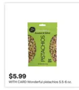 CVS Wonderful pistachios 5.5-6 oz offer