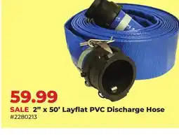 Runnings APACHE 2 x 50' Layflat PVC Discharge Hose offer