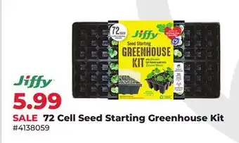 Runnings 72 Cell Seed Starting Greenhouse Kit offer