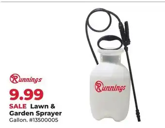 Runnings Runnings Lawn & Garden Sprayer offer