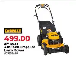 Runnings 21 196cc 3-in-1 Self-Propelled Lawn Mower offer