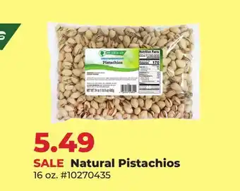 Runnings Natural Pistachios offer