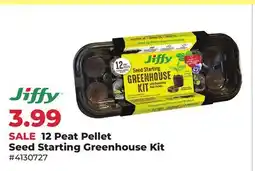 Runnings Jiffy 12 Peat Pellet Seed Starting Greenhouse Kit offer