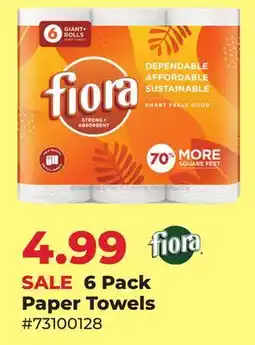 Runnings Fiora 6 Pack Paper Towels offer