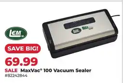 Runnings LEM MaxVac 100 Vacuum Sealer offer