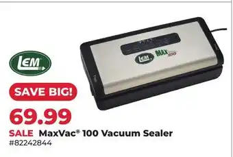 Runnings LEM MaxVac 100 Vacuum Sealer offer