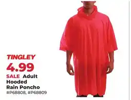 Runnings TINGLEY Adult Hooded Rain Poncho offer