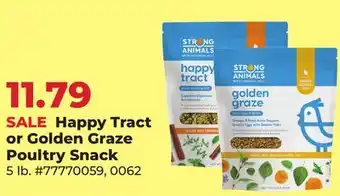 Runnings Happy Tract or Golden Graze Poultry Snack offer