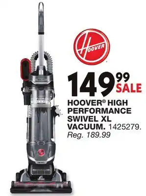 Blain's Farm & Fleet HOOVER HIGH PERFORMANCE SWIVEL XL VACUUM offer