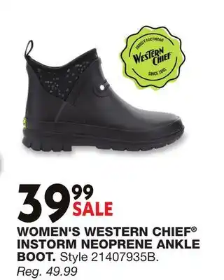 Blain's Farm & Fleet WOMEN'S WESTERN CHIEF INSTORM NEOPRENE ANKLE BOOT offer