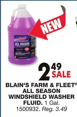 Blain's Farm & Fleet BLAIN'S FARM & FLEET ALL SEASON WINDSHIELD WASHER FLUID offer