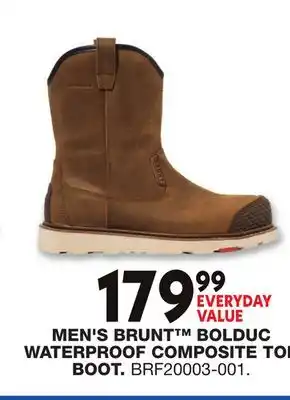 Blain's Farm & Fleet MEN'S BRUNT BOLDUC WATERPROOF COMPOSITE TOE BOOT offer