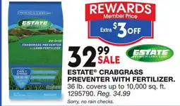 Blain's Farm & Fleet ESTATE CRABGRASS PREVENTER WITH FERTILIZER offer