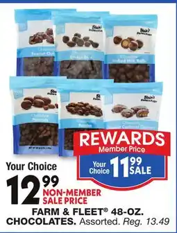 Blain's Farm & Fleet FARM & FLEET 48-OZ CHOCOLATES offer