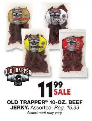 Blain's Farm & Fleet OLD TRAPPER 10-OZ. BEEF JERKY offer