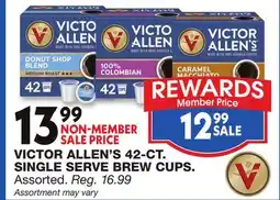 Blain's Farm & Fleet VICTOR ALLEN'S 42-CT. SINGLE SERVE BREW CUPS offer