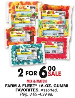 Blain's Farm & Fleet FARM & FLEET 16-OZ. GUMMI FAVORITES offer