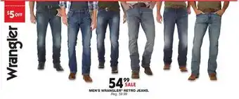 Blain's Farm & Fleet MEN'S WRANGLER RETRO JEANS offer