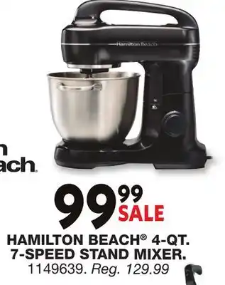 Blain's Farm & Fleet HAMILTON BEACH 4-QT. 7-SPEED STAND MIXER offer