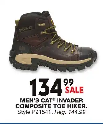 Blain's Farm & Fleet MEN'S CAT INVADER COMPOSITE TOE HIKER offer