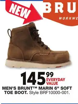 Blain's Farm & Fleet MEN'S BRUNT MARIN 6 SOFT TOE BOOT offer