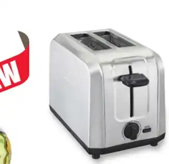 Blain's Farm & Fleet HAMILTON BEACH 2-SLICE BRUSHED STAINLESS STEEL TOASTER offer