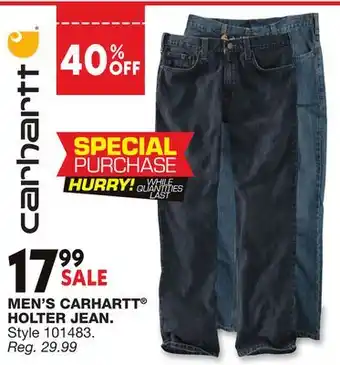 Blain's Farm & Fleet MEN'S CARHARTT HOLTER JEAN offer