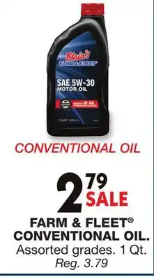 Blain's Farm & Fleet FARM & FLEET CONVENTIONAL OIL offer