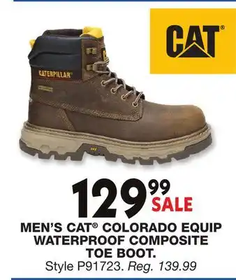 Blain's Farm & Fleet MEN'S CAT COLORADO EQUIP WATERPROOF COMPOSITE TOE BOOT offer