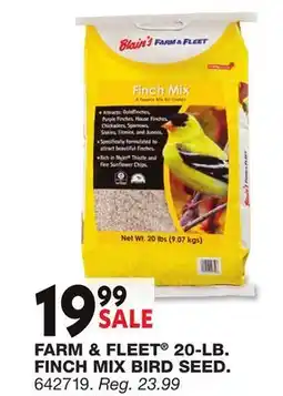 Blain's Farm & Fleet FARM & FLEET 20-LB. FINCH MIX BIRD SEED offer