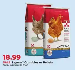 Runnings Layena Crumbles or Pellets offer