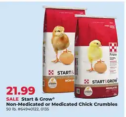 Runnings Start & Grow Non-Medicated or Medicated Chick Crumbles offer