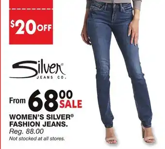 Blain's Farm & Fleet WOMEN'S SILVER FASHION JEANS offer