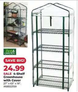 Runnings 4-Shelf Greenhouse with Cover offer