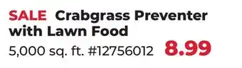 Runnings Crabgrass Preventer with Lawn Food offer