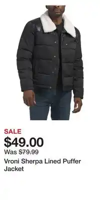 TJ Maxx Vroni Sherpa Lined Puffer Jacket offer