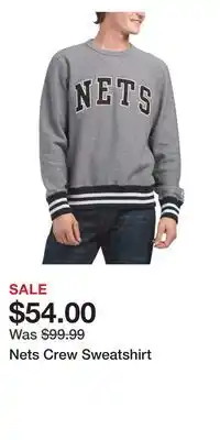 TJ Maxx Nets Crew Sweatshirt offer