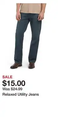 TJ Maxx Relaxed Utility Jeans offer