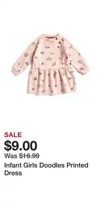 TJ Maxx Infant Girls Doodles Printed Dress offer