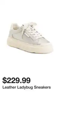 TJ Maxx Leather Ladybug Sneakers offer