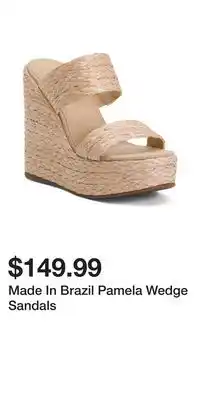 TJ Maxx Made In Brazil Pamela Wedge Sandals offer